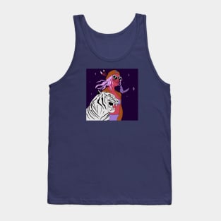 Friend with a tiger Tank Top